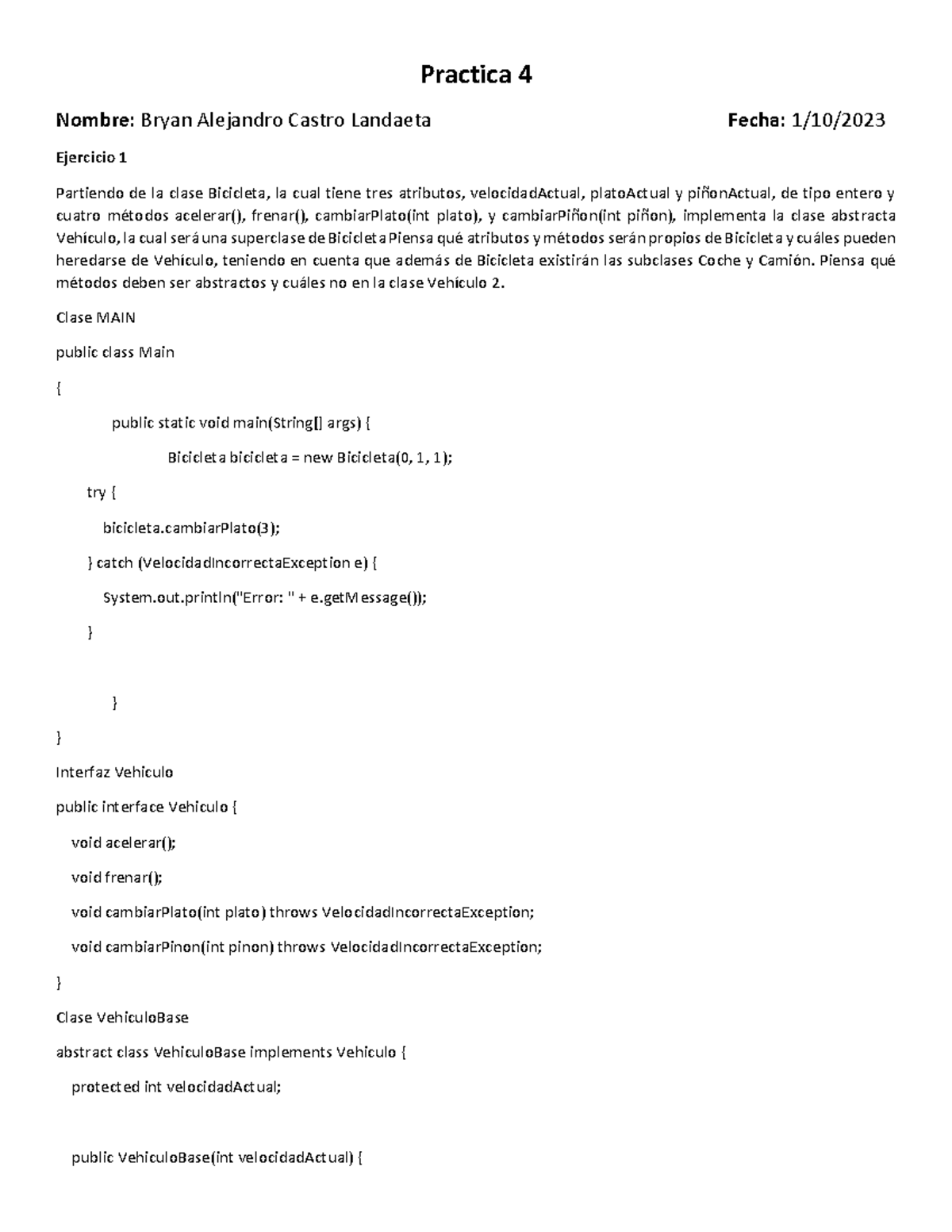 Practica 4 Bryan Alejandro Castro Landaeta Practica 4 Nombre Bryan