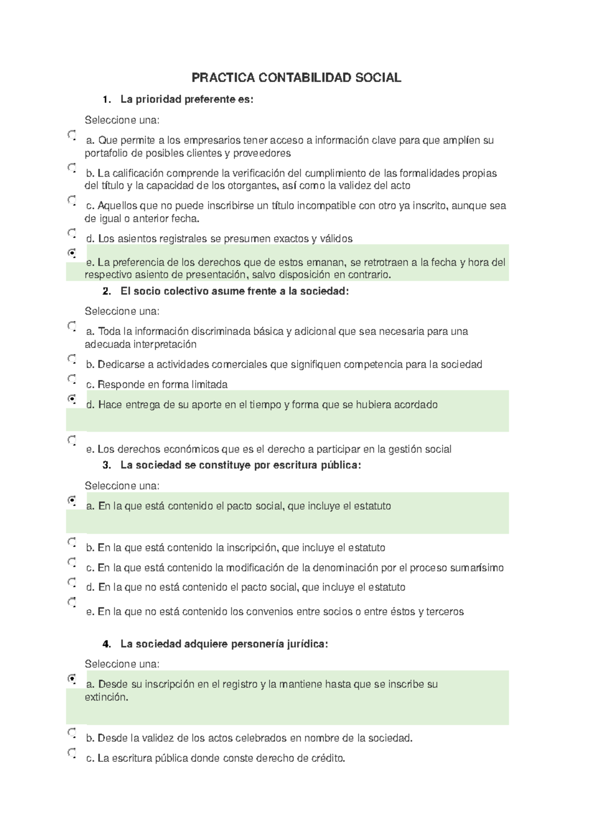 Practica Contabilidad Social Studocu