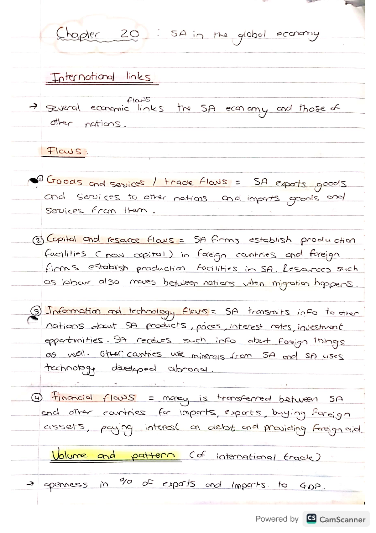 Chapter 20 Notes Part 1 - Economics - EKN 120 - Studocu