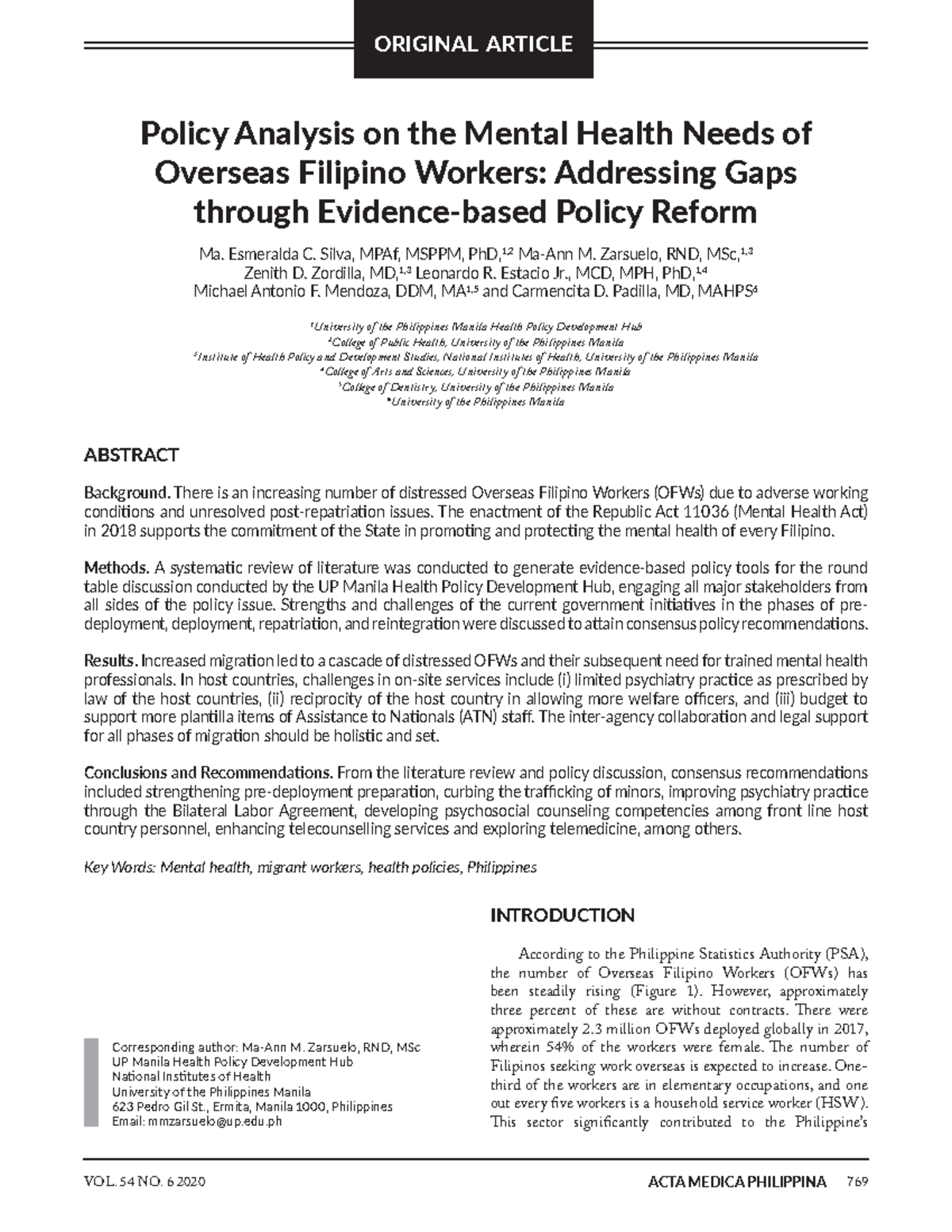 2602-Article Text-14185-1-10-202012 26 - Policy Analysis on the Mental ...
