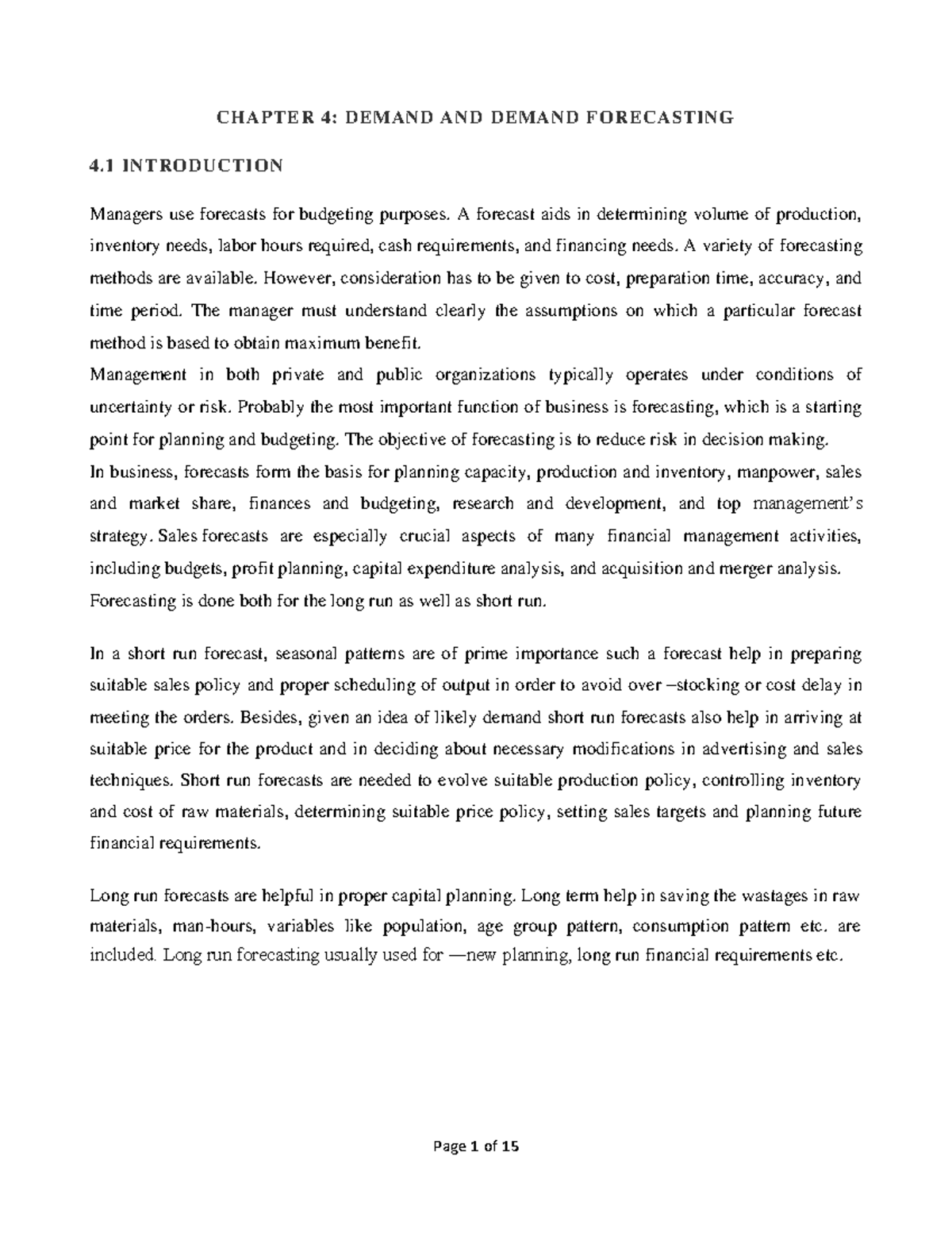 Lecturenote 854841049 managerial econ ch4-converted - ####### CHAPTER 4 ...
