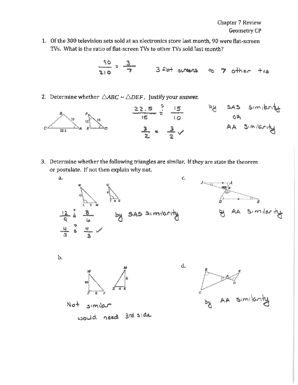 Review chapter 7 key - Yes - Studocu