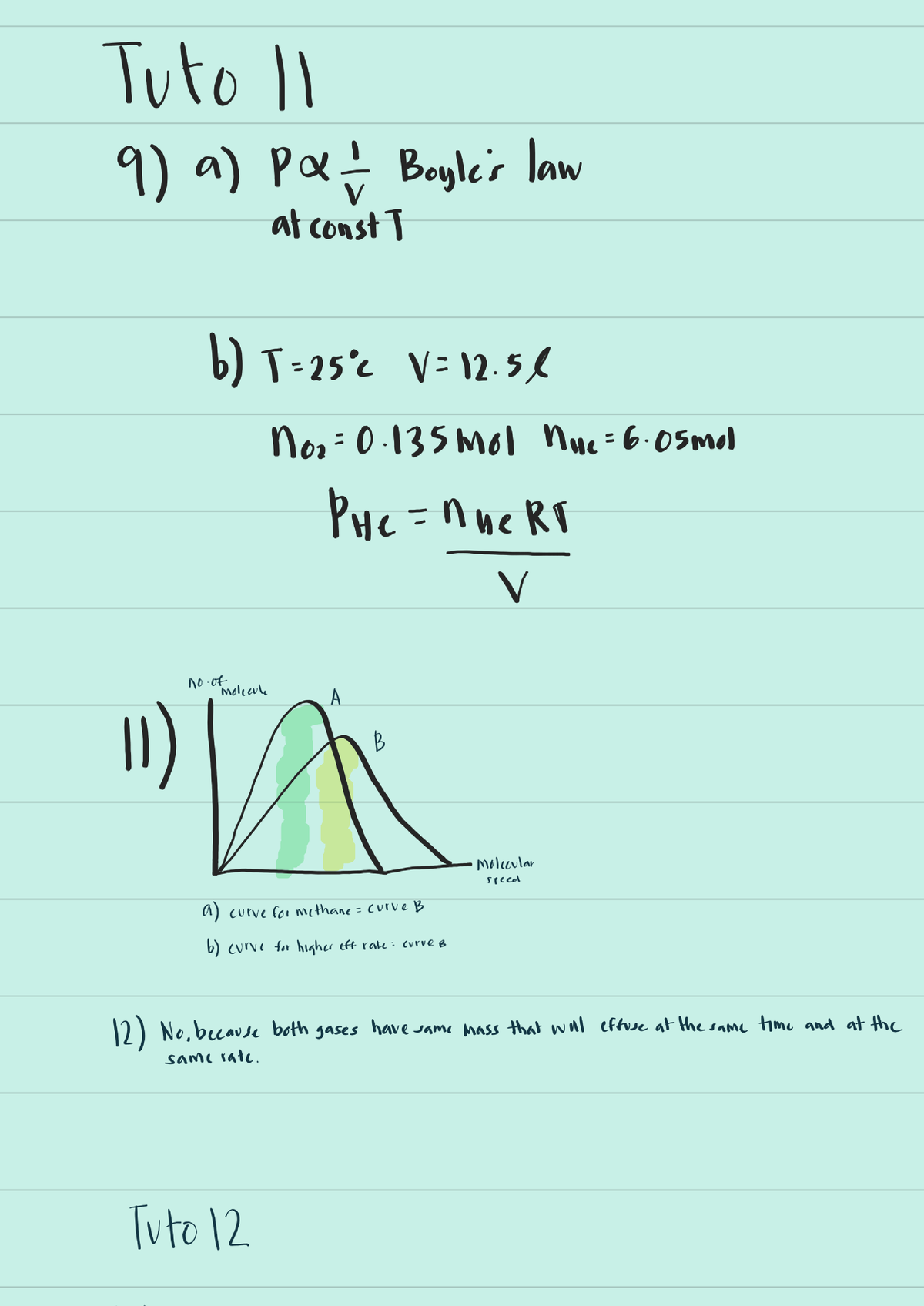 Tutorial 11 And 12 - Foundation In Chemistry - Studocu