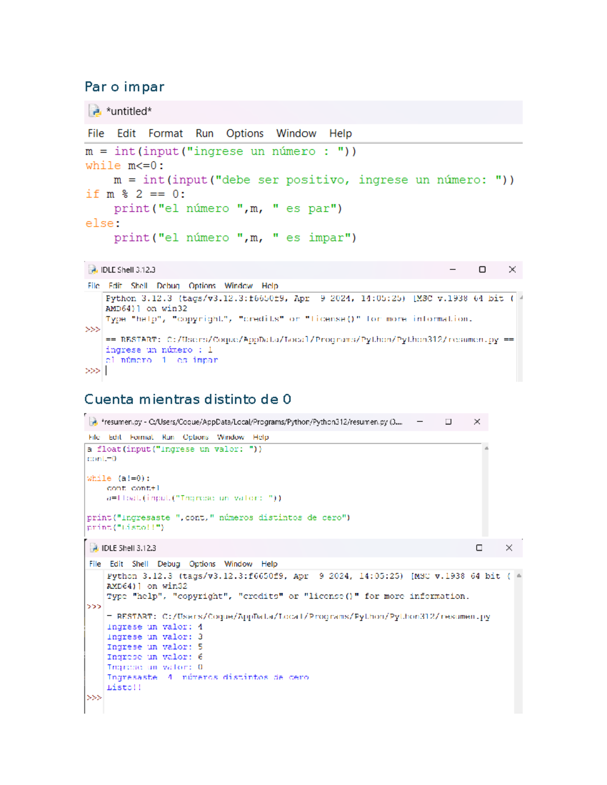 Phyton - Pequeños algoritmos de ejemplo para python - Programación y ...