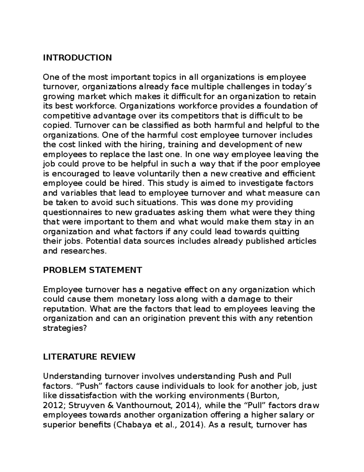 BRM assignment - notes - INTRODUCTION One of the most important topics ...