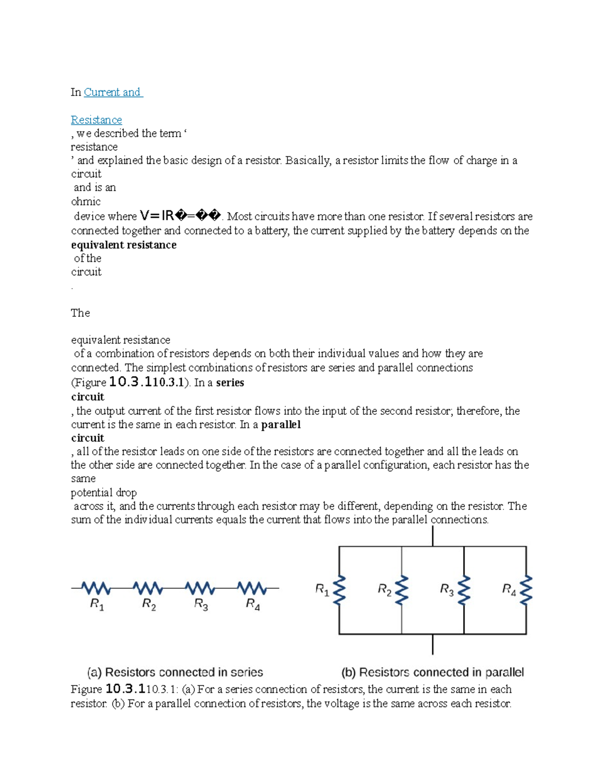 Std RESISTOR IN SERIES VS RESISTOR IN PARALLEL In Current and