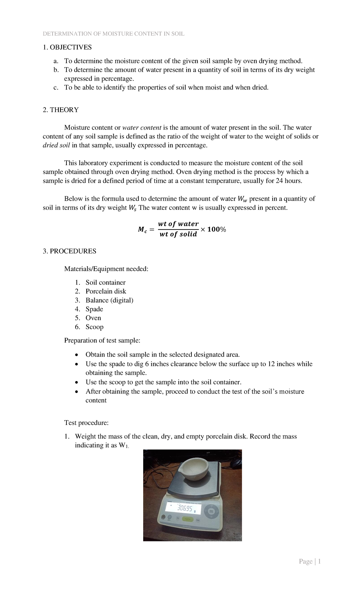 moisture-content-lab-report-determination-of-moisture-content-in-soil