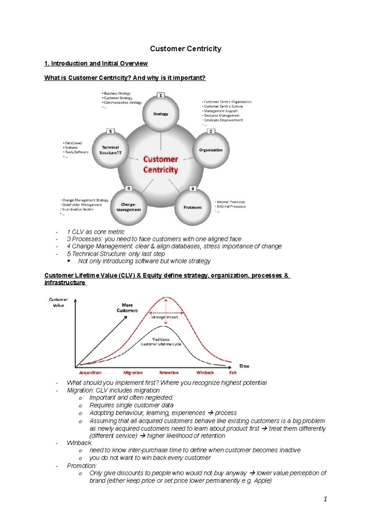 customer centricity essay