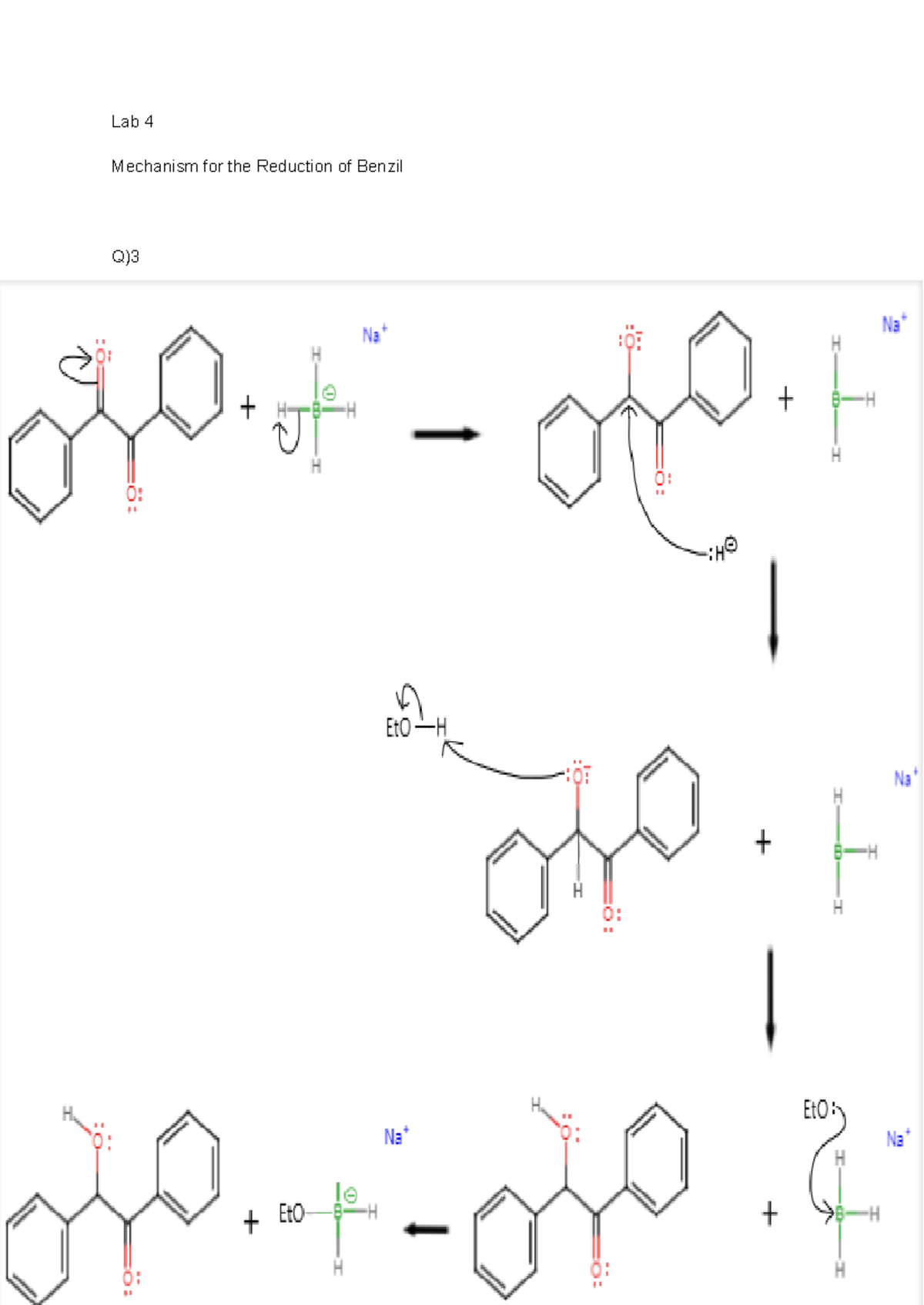 Mechanism of Benzil Lab4 - Chem 1101 - Lab 4 Mechanism for the ...