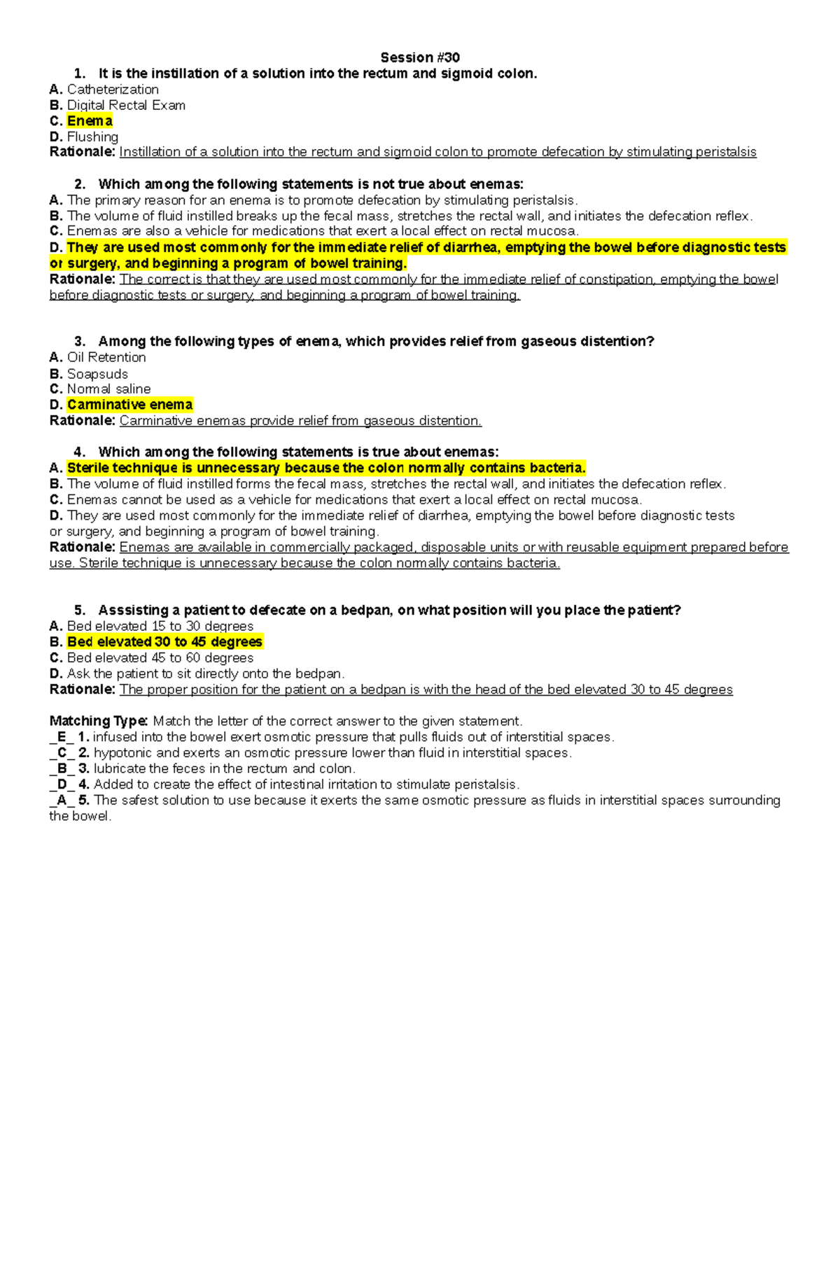 Funda LAB Session 30 Answers **Session It is the instillation of