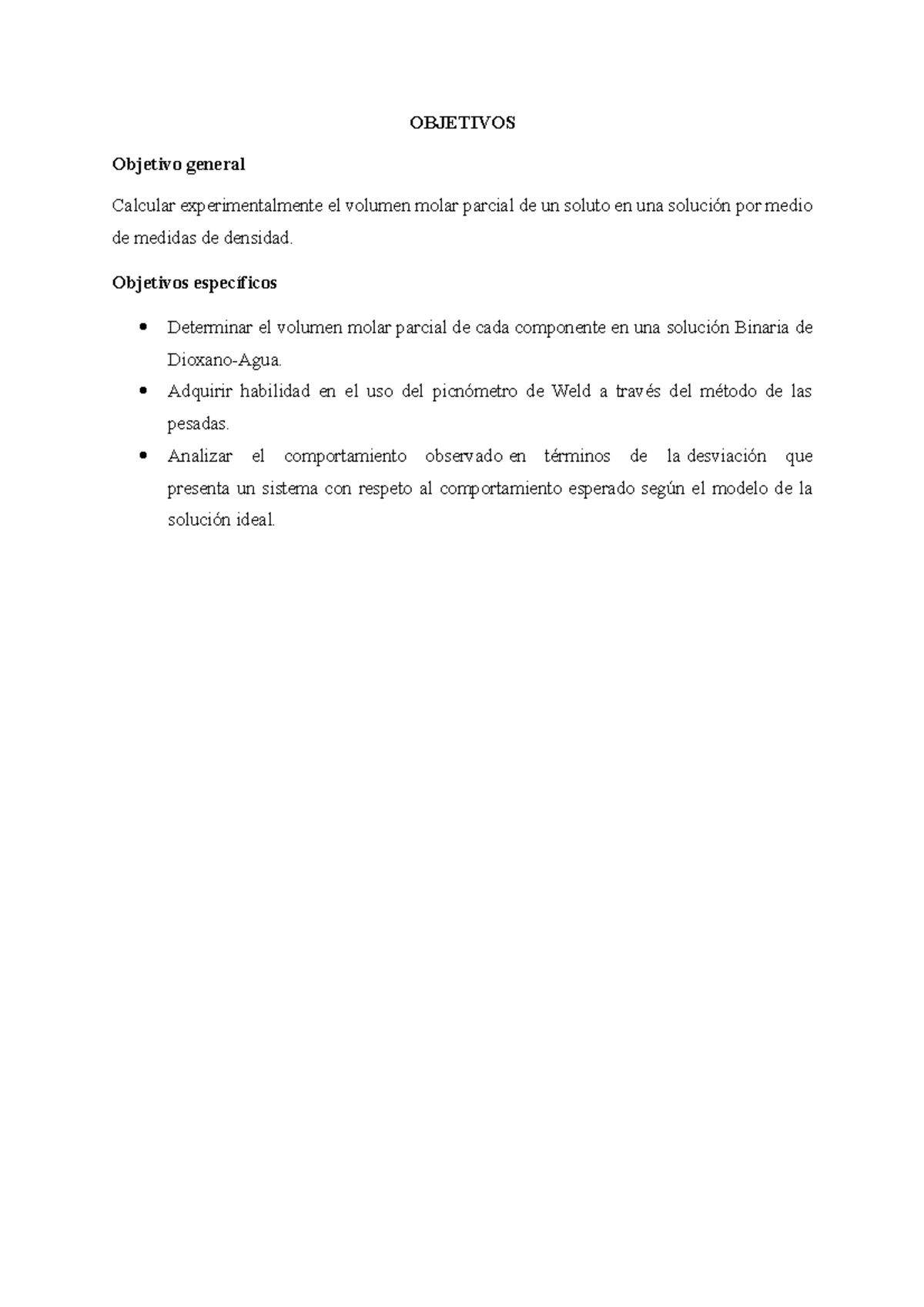 Informe De Laboratorio N1 Objetivos Objetivo General Calcular