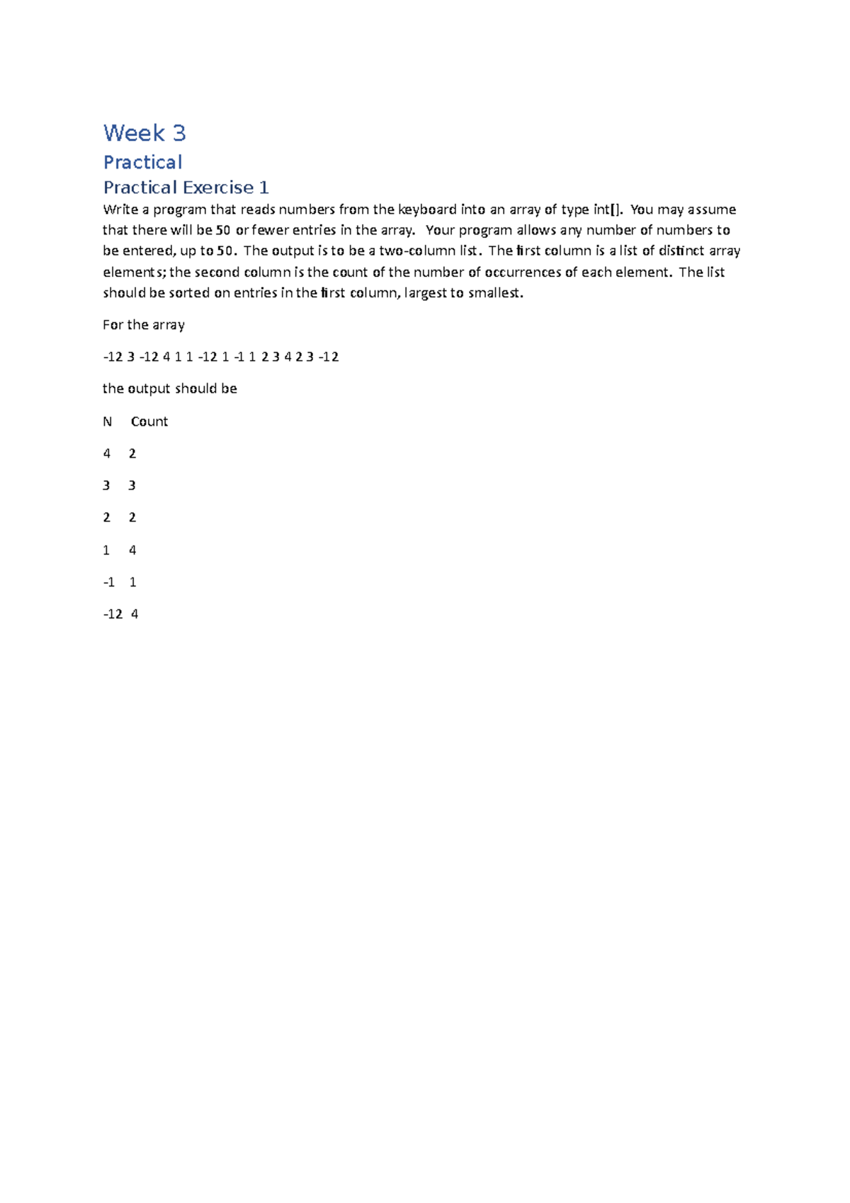 Week 3 Practical Solutions - Week 3 Practical Practical Exercise 1 ...