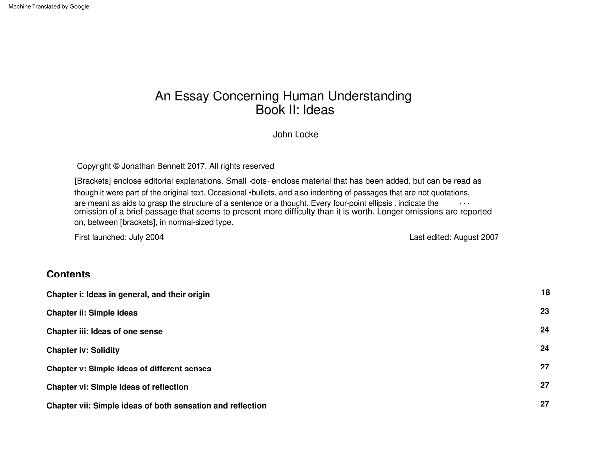 new essays on human understanding pdf