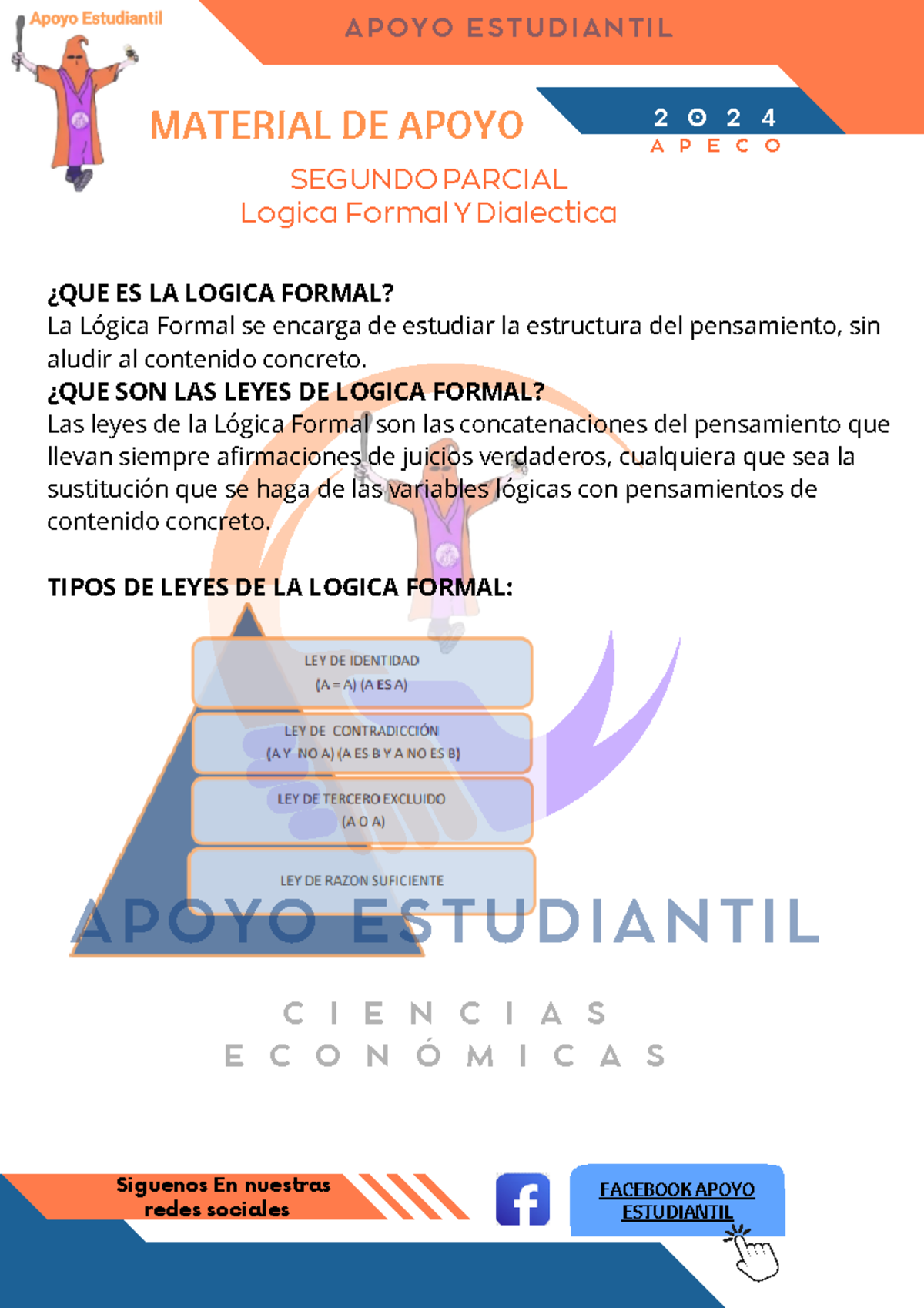 Apoyo 2do Parcial Logica Formal Y Dialectica Material De Apoyo Segundo Parcial Logica Formal Y