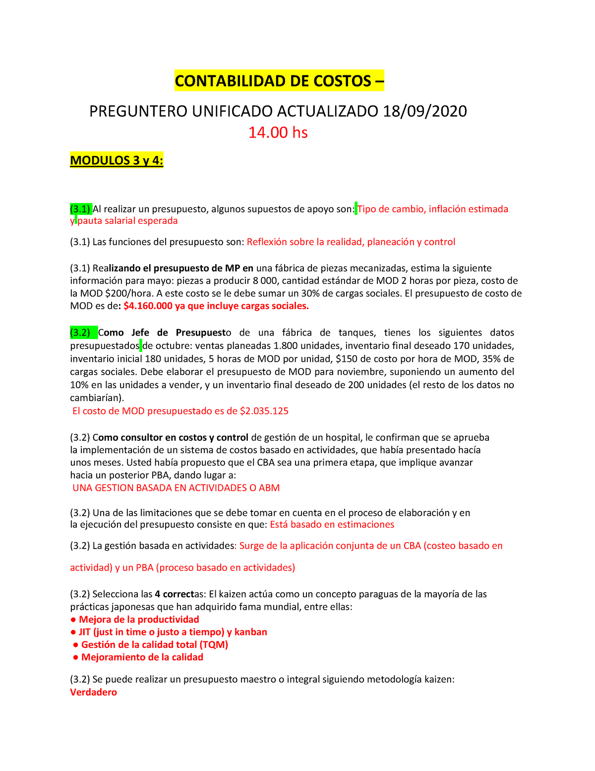 Contabilidad De Costos V2 Sistemas Predeterminados Y Tipos Costeo Vrogue 8420