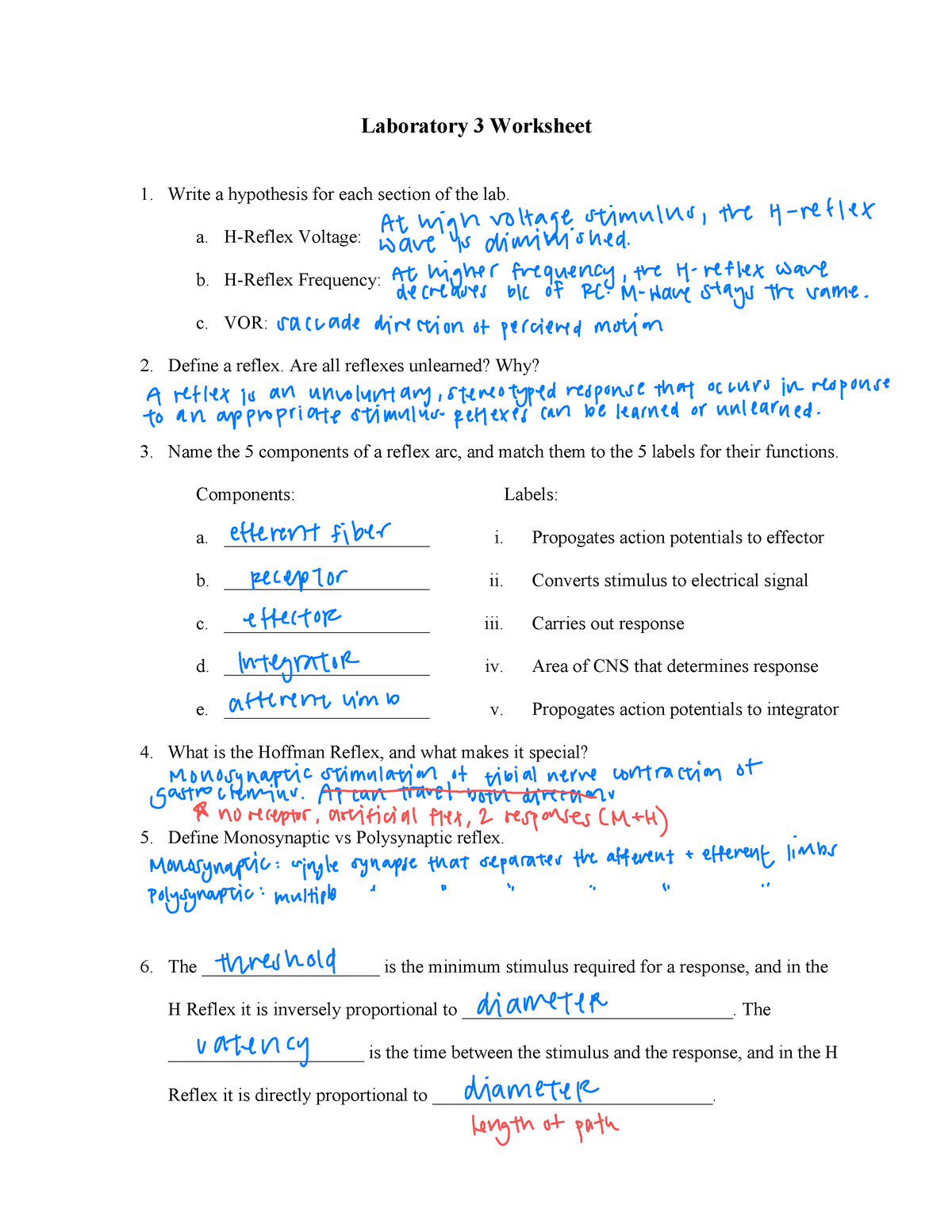 write a hypothesis for part 2 of the lab