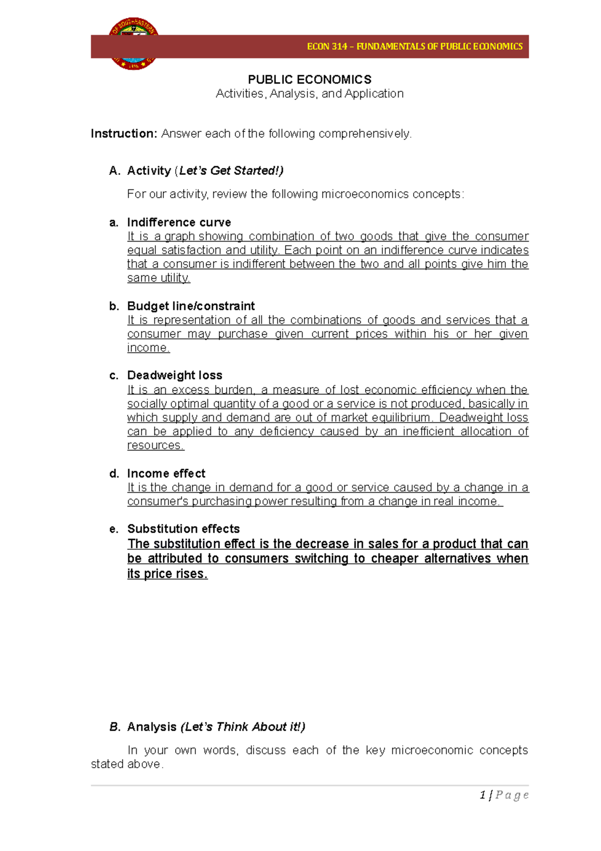 M2 CA3 - Activities, Analysis, and Application - ECON 314 ...