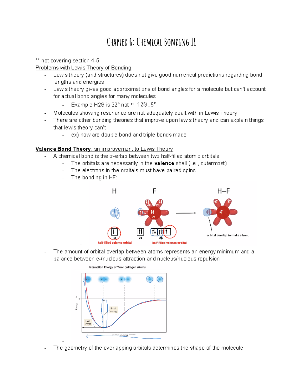 Chemistry Chapter 6 Review – Chemical Bonding