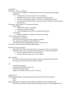 Neuroscience Unit 4 - Lecture notes Unit 4 - CHAPTER 10: Vision and ...