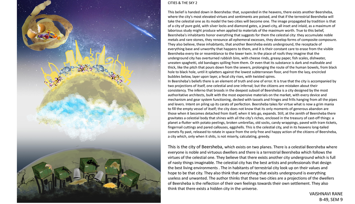 Vaishnavi RANE- Electives SEM 9-CITY AND THE SKY 2 - CITIES & THE SKY 2 ...