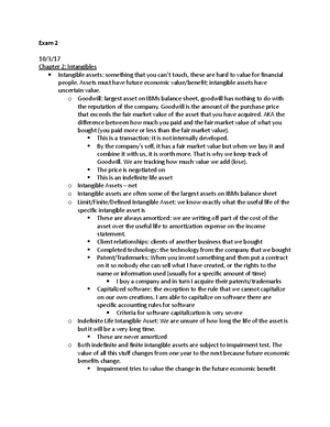 Accounting 321 Test 1 Review - Accounting 321 Test 1 Review Format: 26 ...