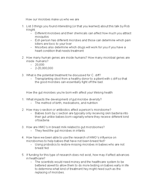 Chapter outline - Smith 1 Smith BIOL- Chapter 8 Concept One clearly ...