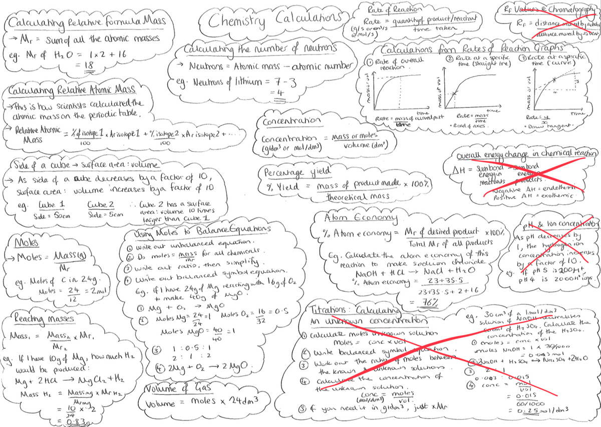 Calculation For Chemistry Bb1702 Studocu