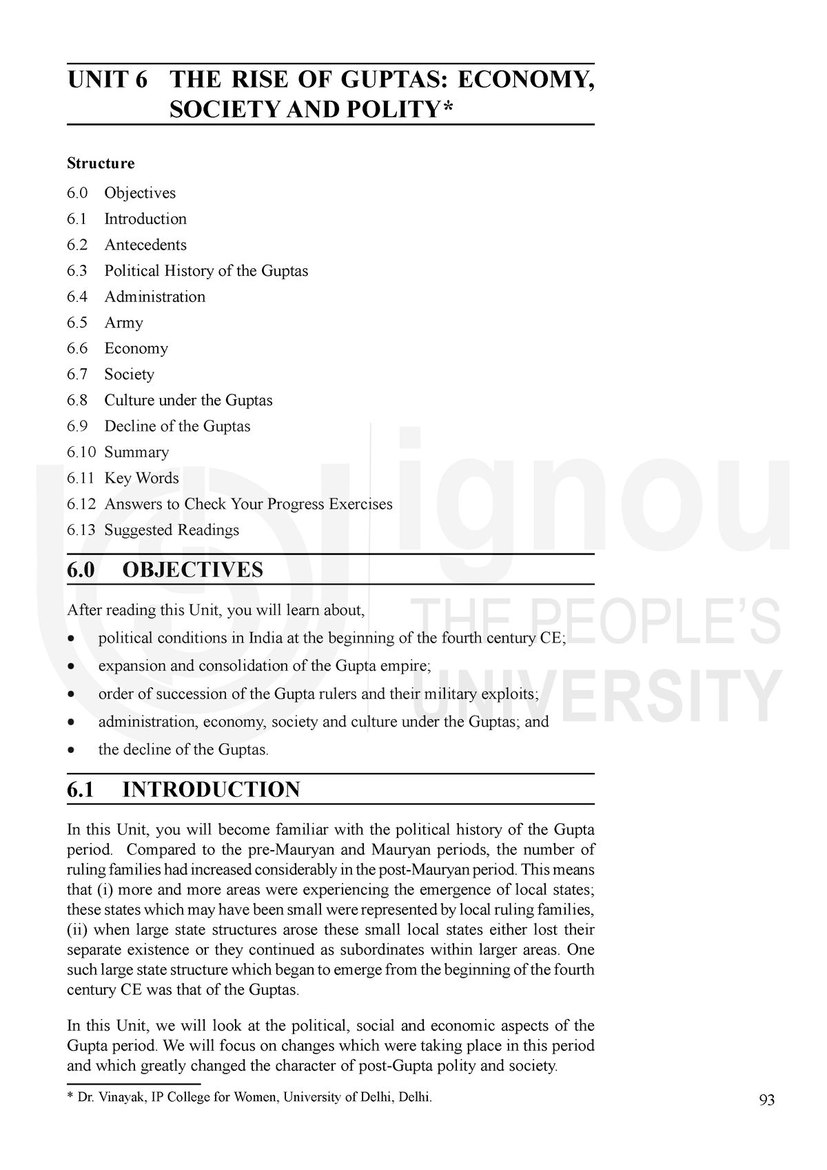 Unit-6 - Study Material - Trade Networks And UNIT 6 THE RISE OF GUPTAS ...