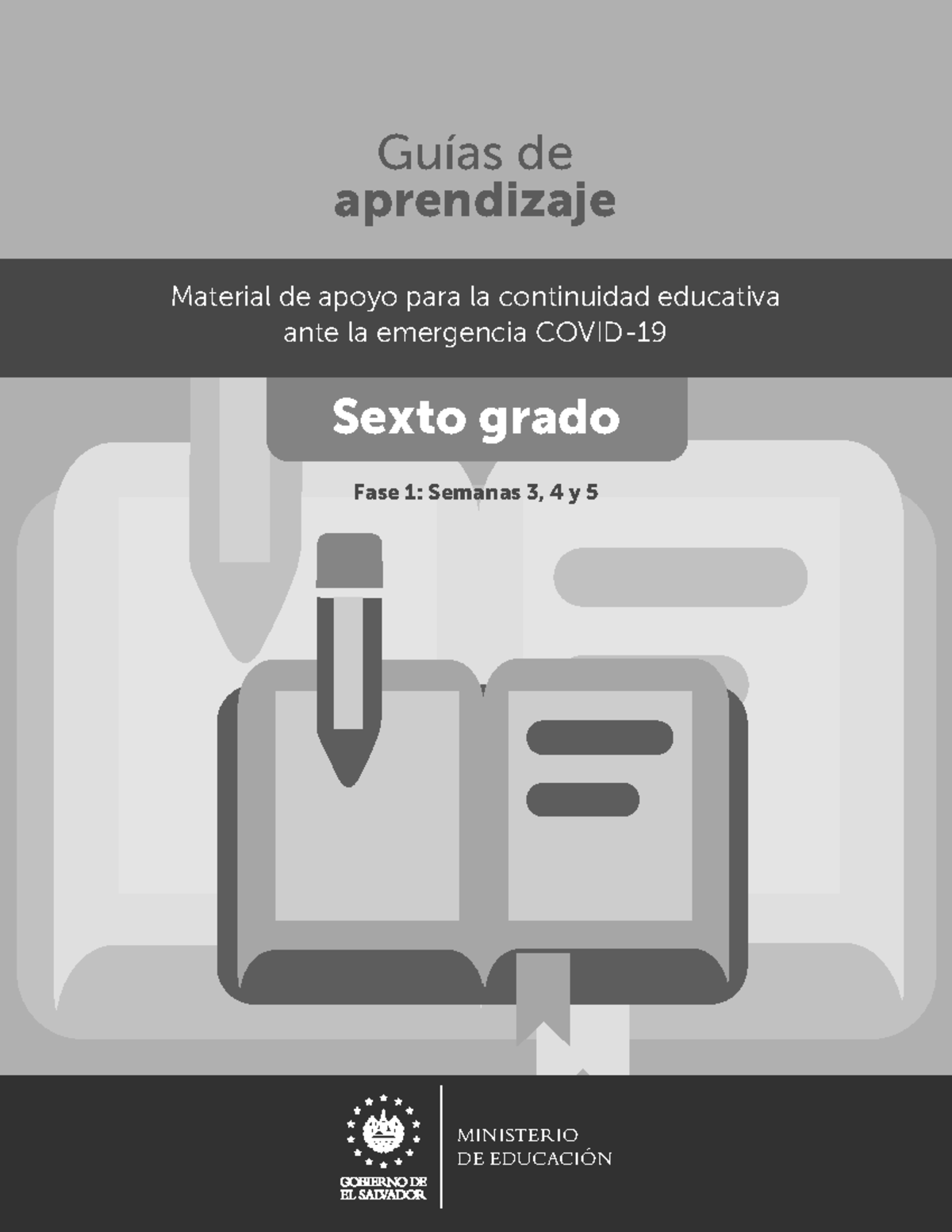 6 Grado S3 S4 S5 F1 - Guías de aprendizaje Sexto grado Fase 1: Semanas ...