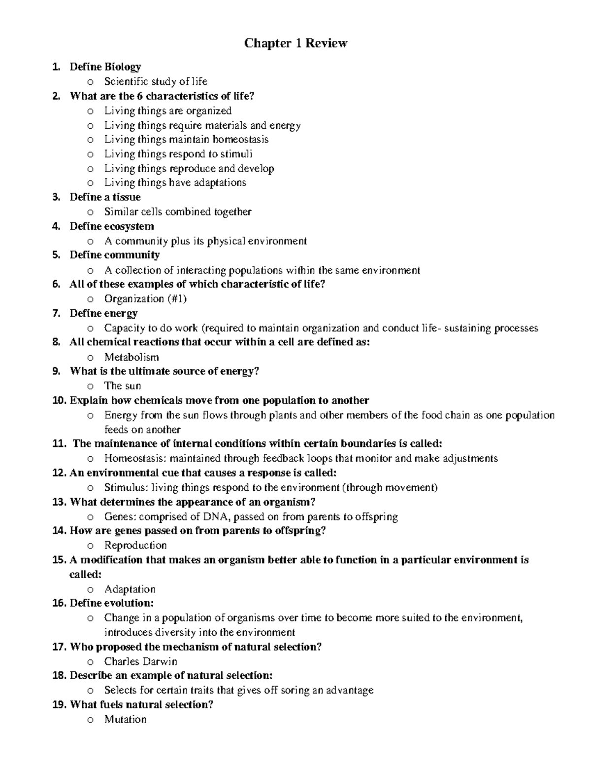 document-103-chapter-1-review-1-define-biology-o-scientific-study-of