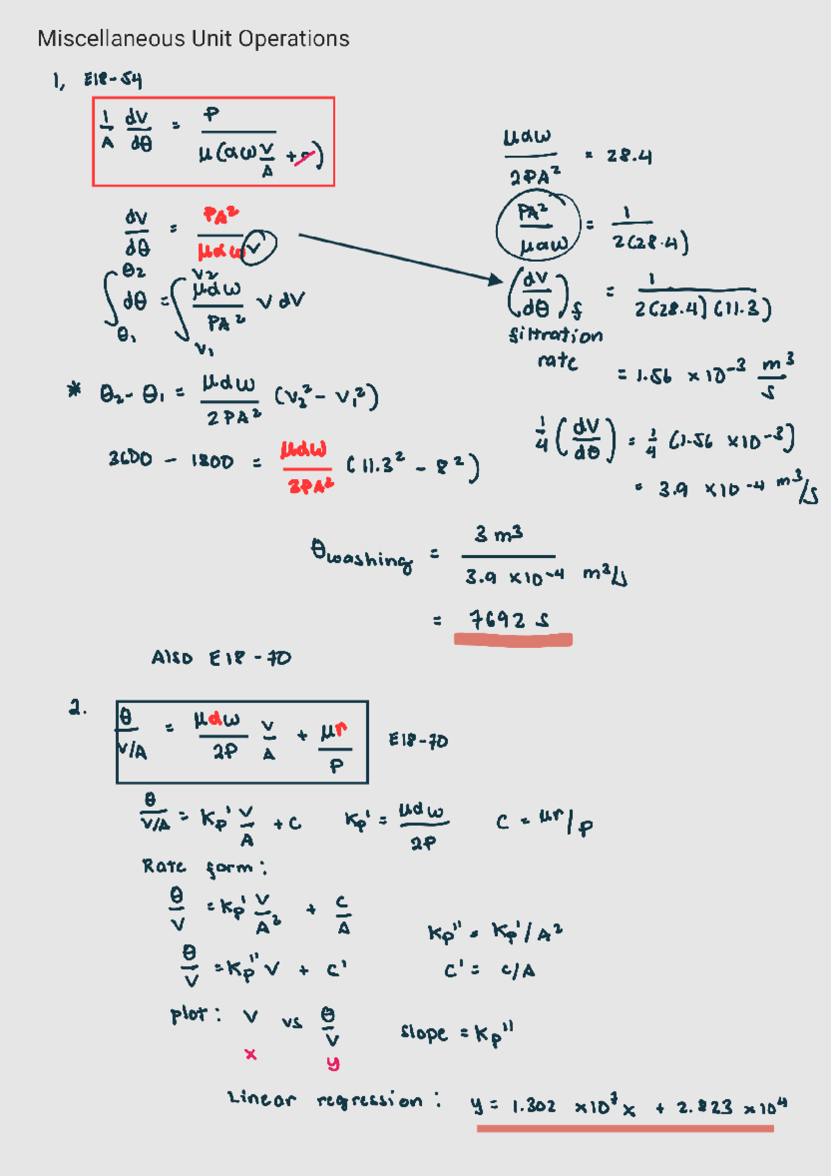 Miscellaneous Unit Operations Lecture Notes - Miscellaneous Unit ...