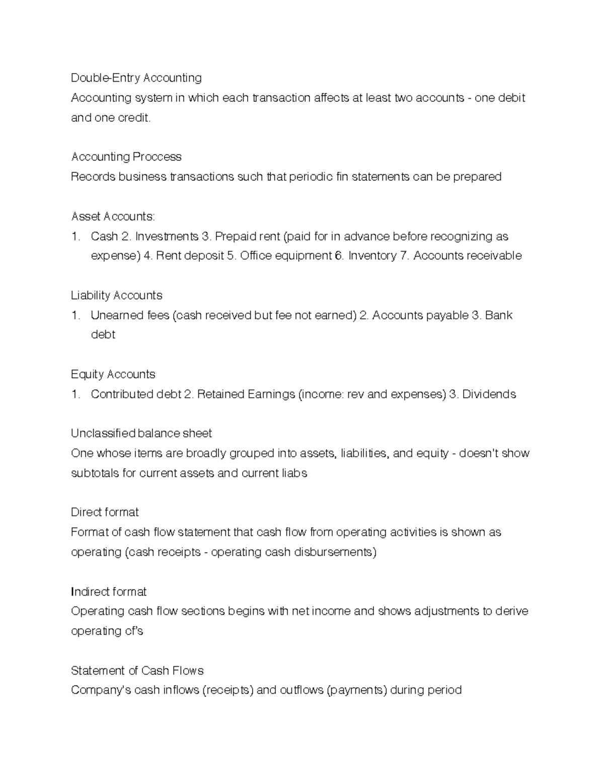 Fin461 ch2 3 - FIN 461 Ch2 study guide - Double-Entry Accounting ...