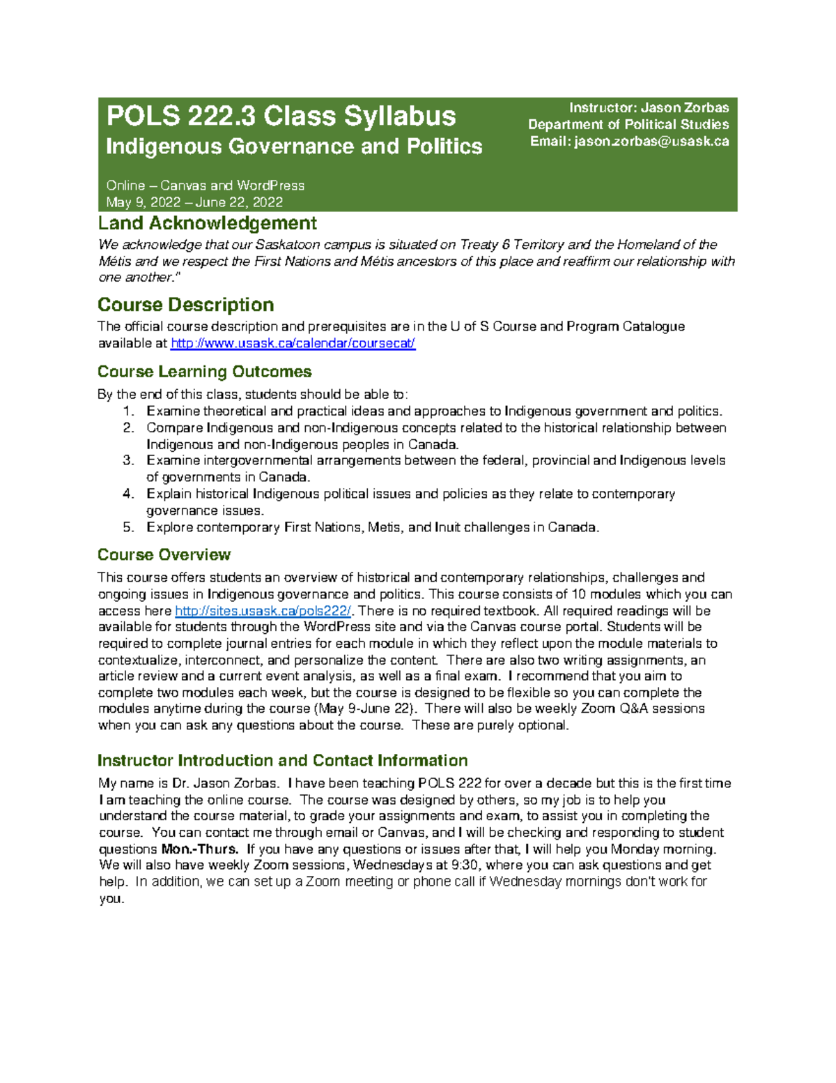 POLS 222 Spring 2022 Online Syllabus - POLS 222 Class Syllabus ...