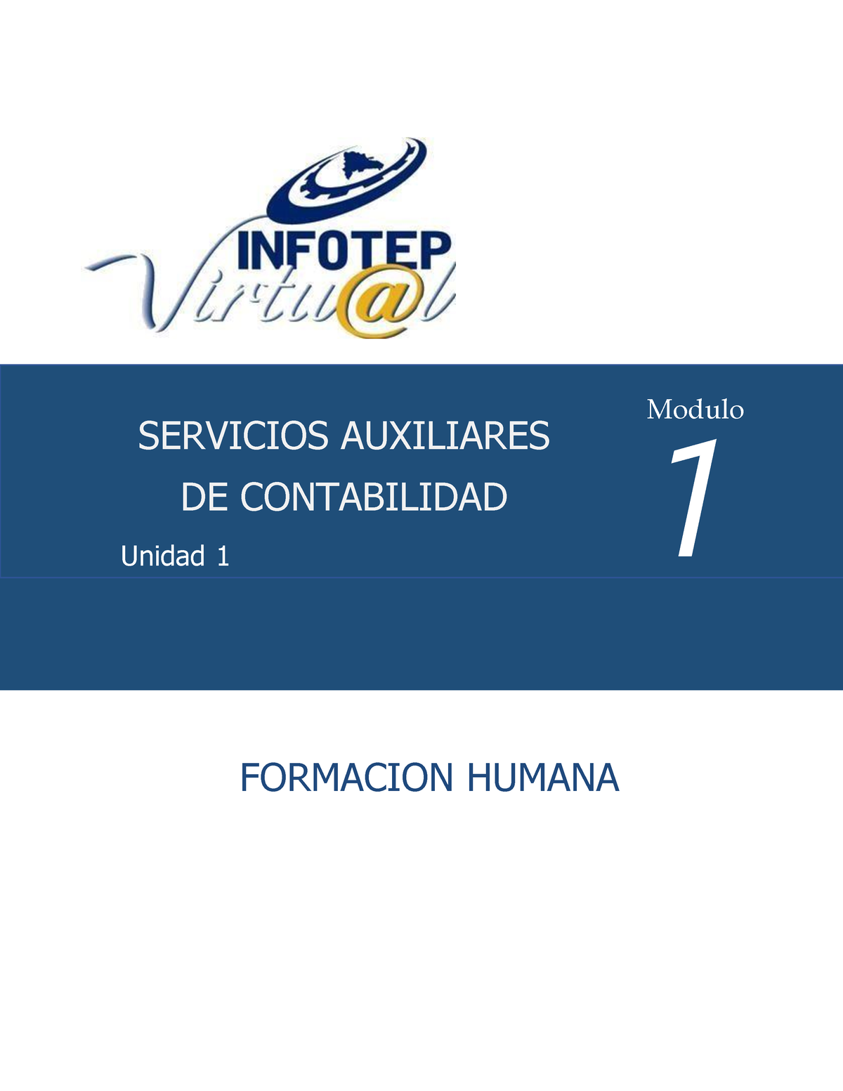 Formacion Humana Guia Unidad 1 Modulo 1 Sobre El Infotep - FORMACION ...