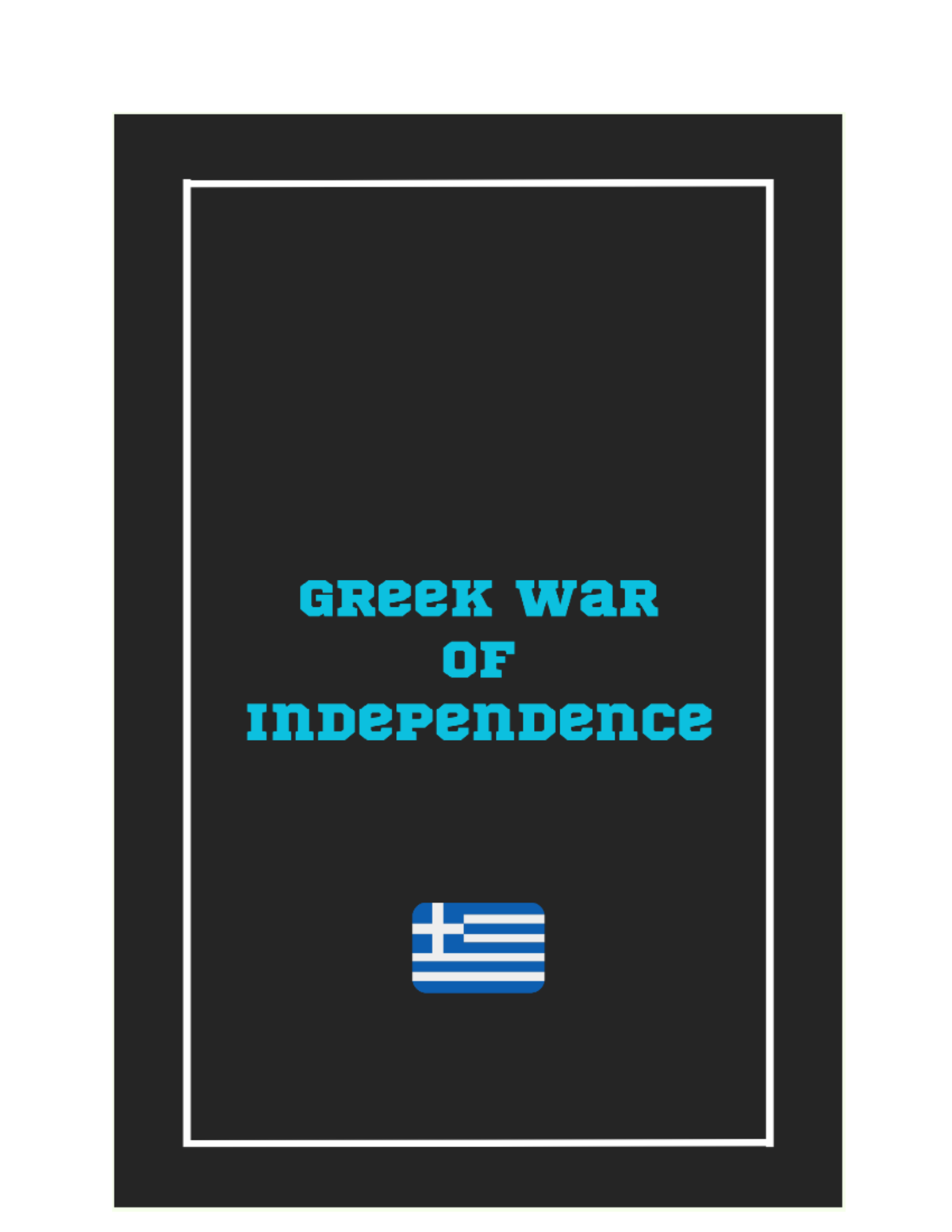 Greek War of Independence This war was an extraordinary example of Romanticism. The war was