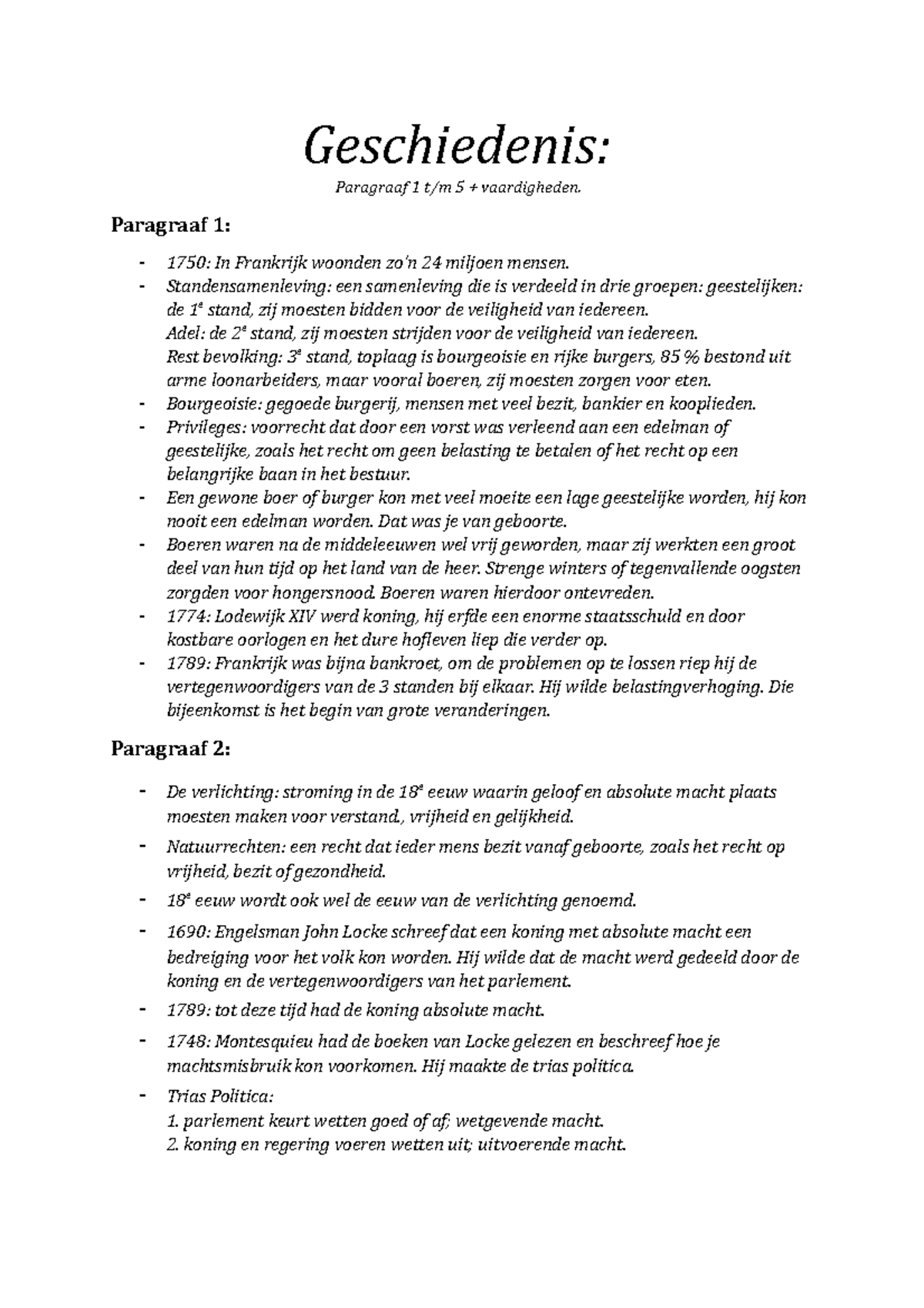 Geschiedenis Samenvatting Memo Max 2 Vwo H2 Vaardigheden Tijd Van