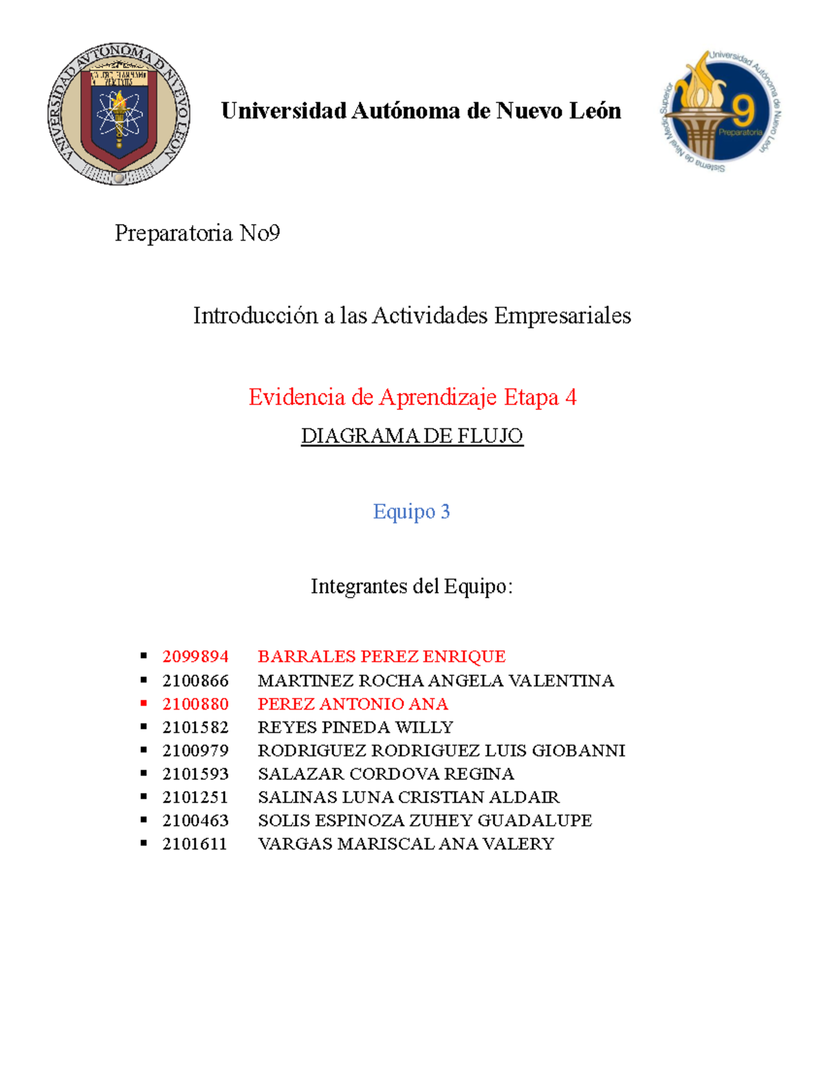 Evidencia Etapa 4 Equipo 3 - Universidad Autónoma de Nuevo León ...