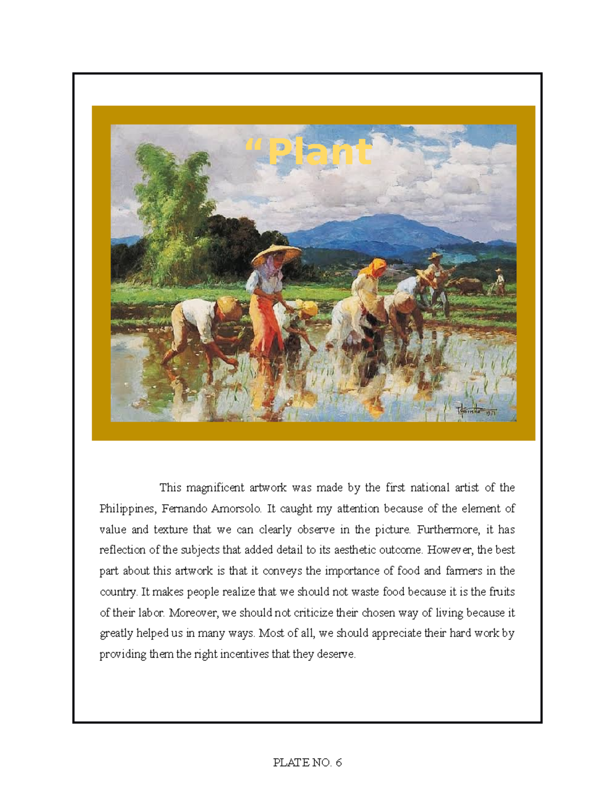 Fa Artwork Review This magnificent artwork was made by the first