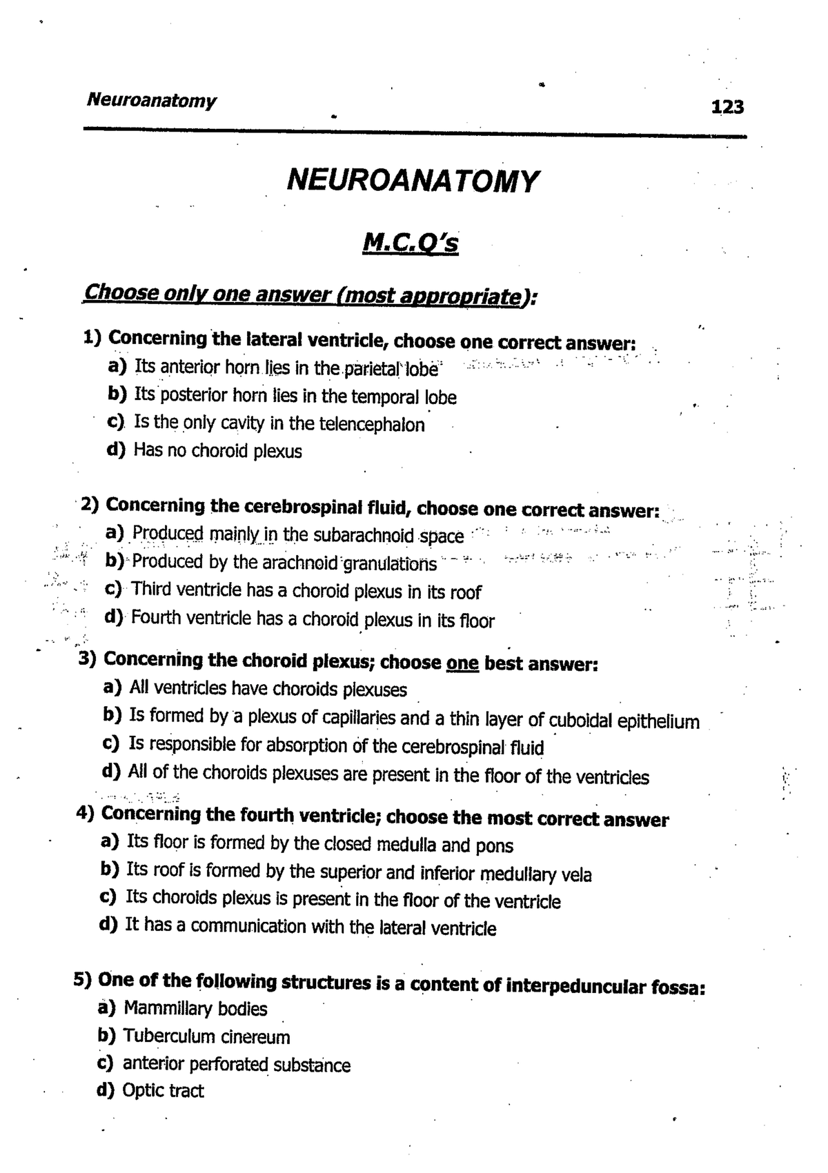 anatomy-mcq-by-dr-jalal-cns-anatomy-studocu