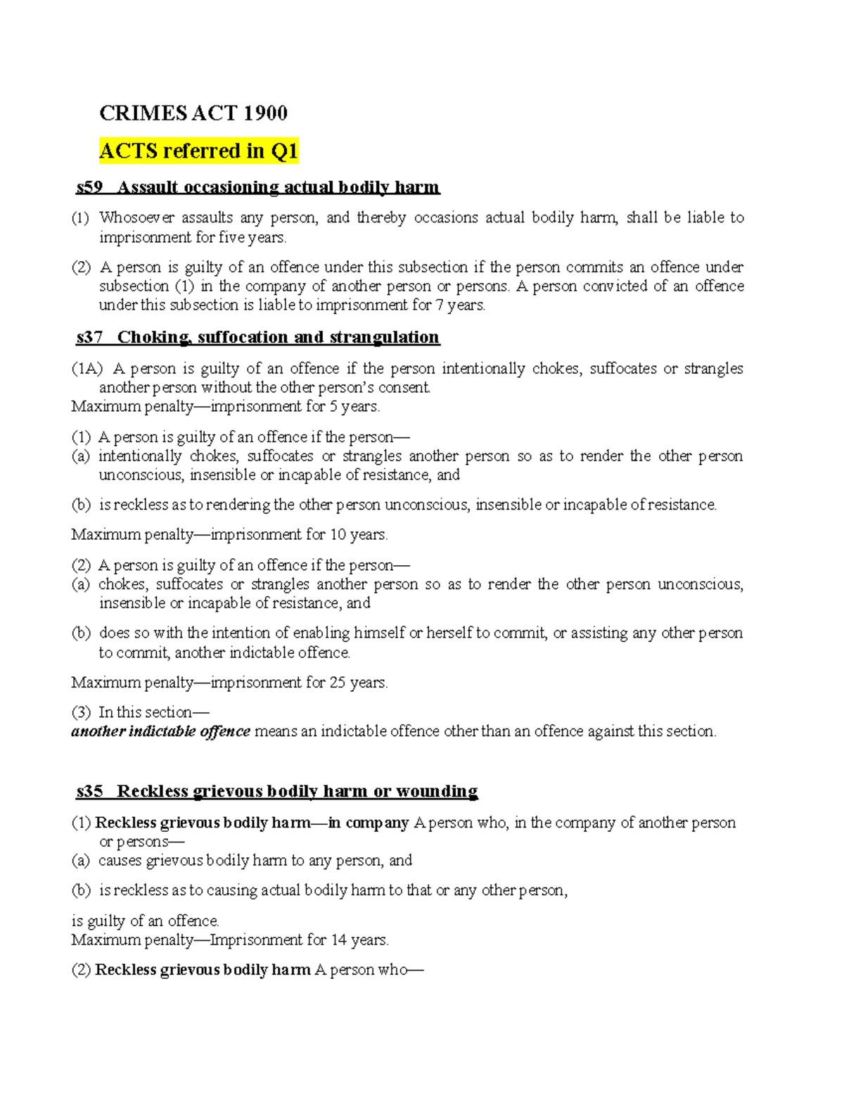 exam-notes-for-criminal-law-lpab-summary-crimes-act-1900-acts