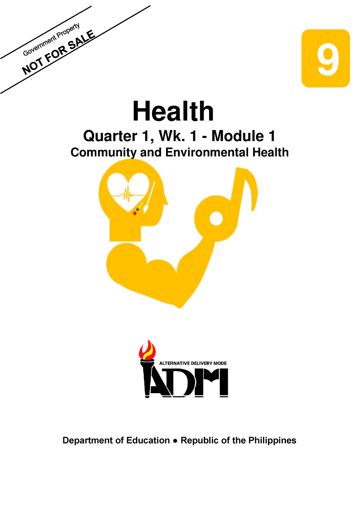 Health 9 Q1 Mod1 Community And Environmental Health V3 - NOT Health ...