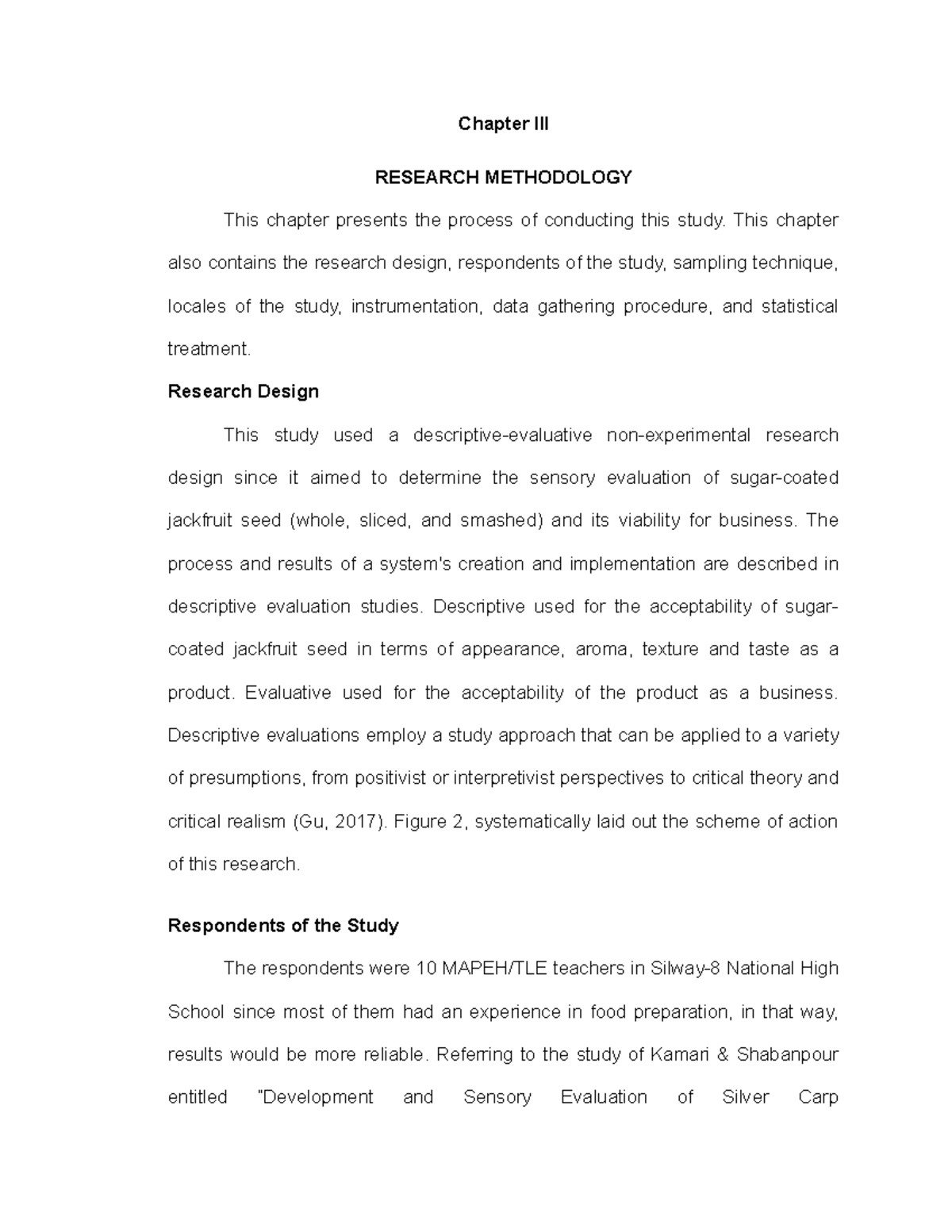 Chapter III - Chapter III RESEARCH METHODOLOGY This chapter presents ...