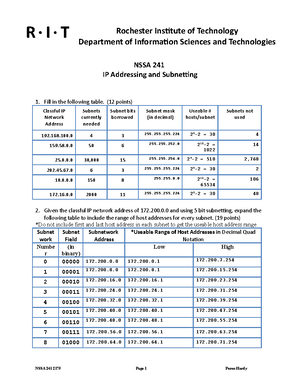 241 Lab5 Instructions Netlab 2205 - Before starting each activity ...