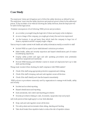 Contribute to organisational development Assessment 3 case study - SSBT ...