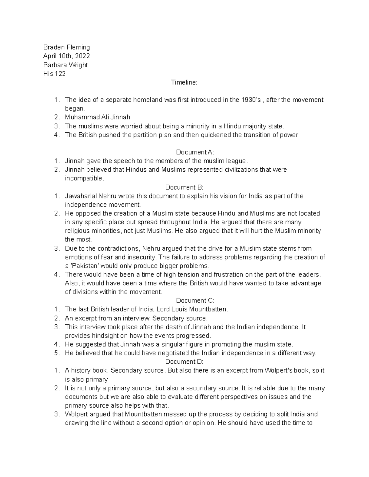 Untitled document - World History Barbara Wright - Braden Fleming April ...