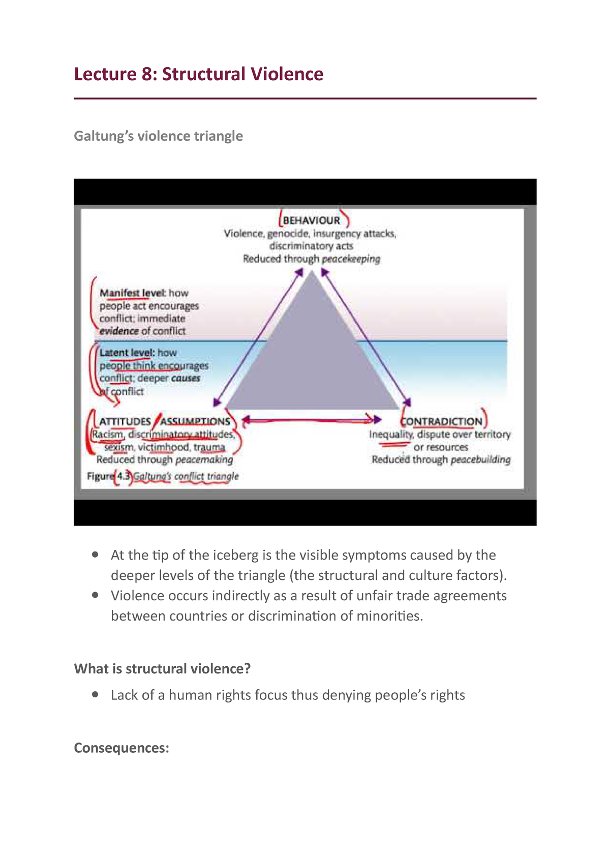 lecture-8-structural-violence-lecture-8-structural-violence-galtung