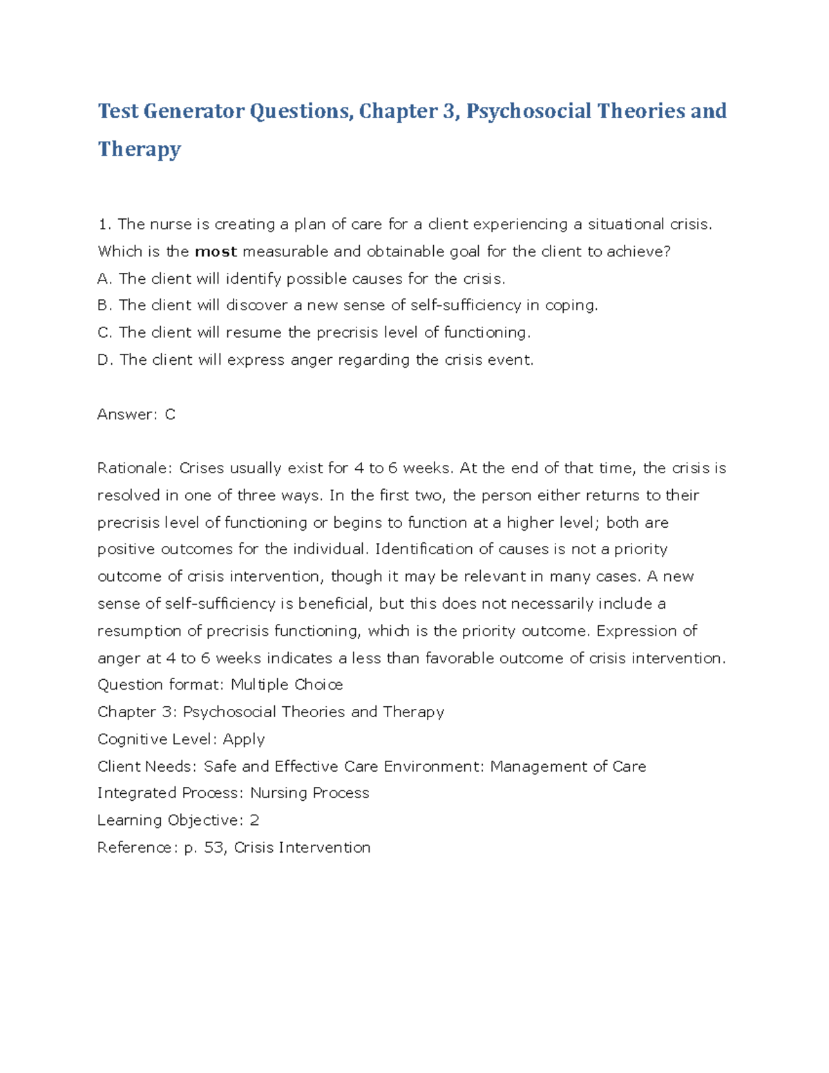 Tg Chapter 08 Test Bank Test Generator Questions Chapter 8