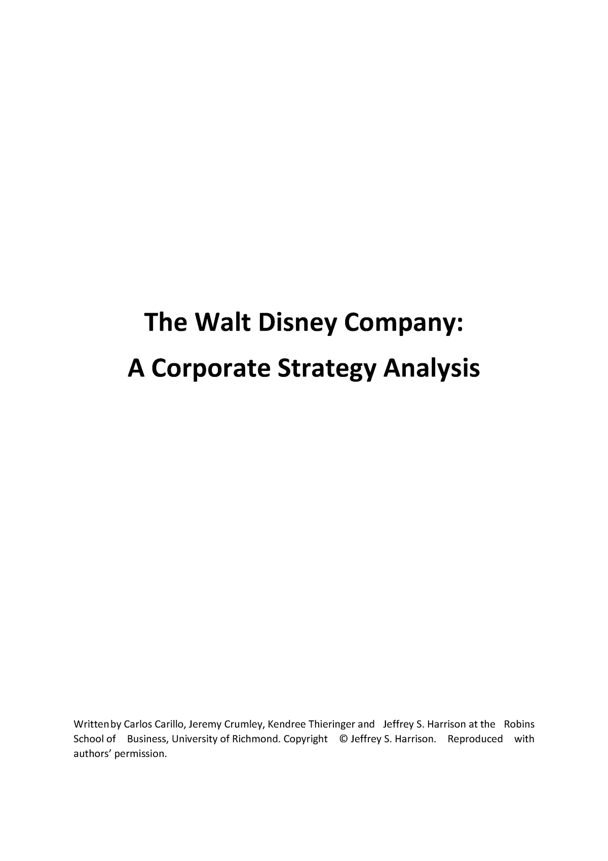 case study marketing strategy of walt disney company