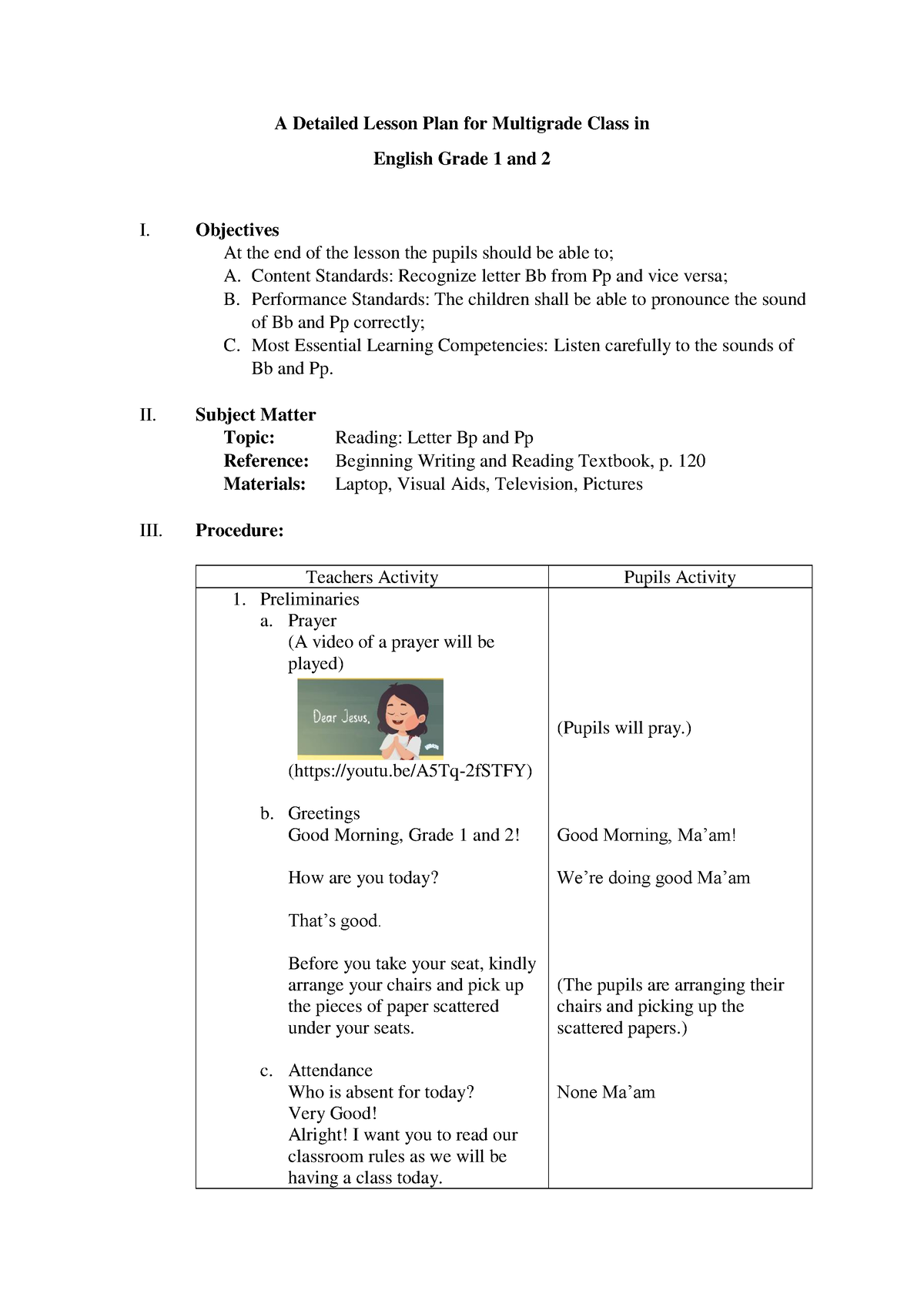 a-detailed-lesson-plan-for-multigrade-class-in-english-1-2-objectives