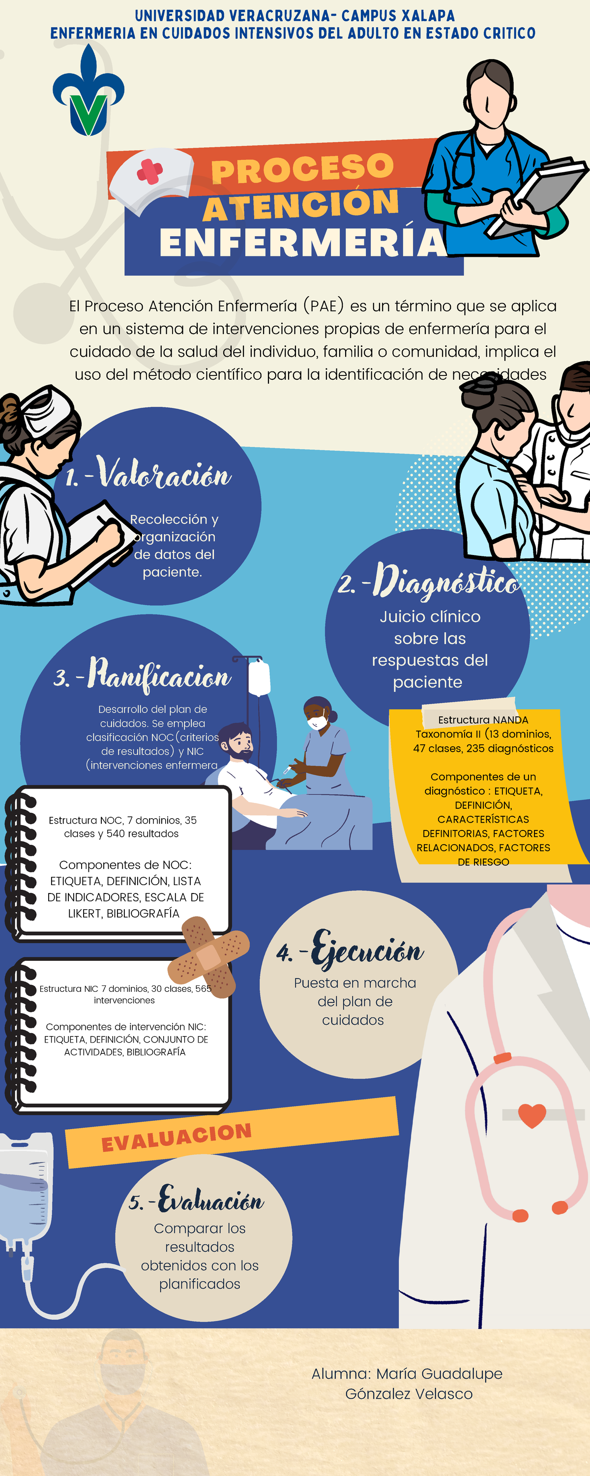 Infografia Proceso De Atencion De Enfermeria Evaluacion Proceso AtenciÓn Universidad 1318